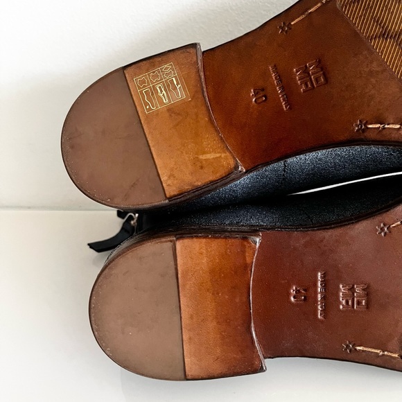 MOMA Anna Boots in Metallic Blue Genuine Leather, 40EU, NWOT - Picture 10 of 13